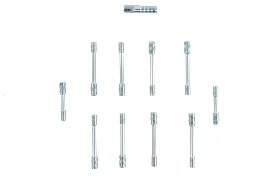 Motorshop Rocker Box Cover Zinc Finish Stud Set for Harley Davidson FL (1966-1975) by Motorshop