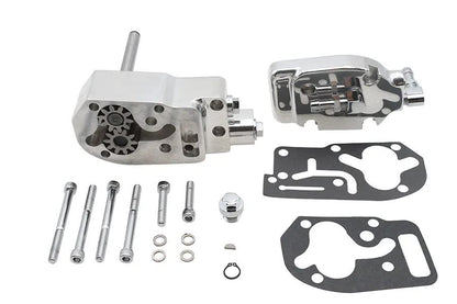 Ultima Oil Pump Assembly Polished for Harley Davidson FXST, FLT, FLST, FXR Models (Part #98-518) by Ultima