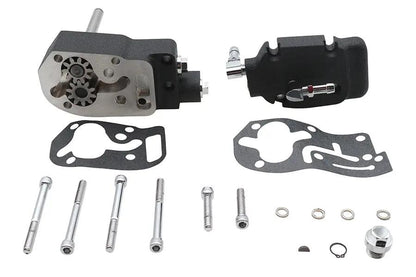 Ultima Oil Pump Assembly Wrinkle Black for Harley Davidson FXST, FLT, FLST, FXR 1984-1991 by Ultima