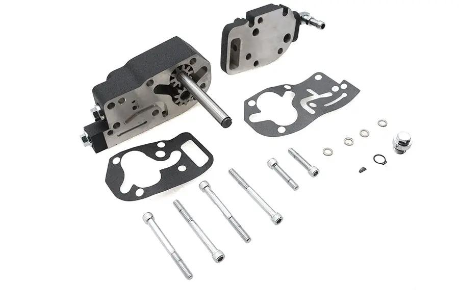 Ultima Oil Pump Assembly Wrinkle Black for Harley Davidson FXST, FLT, FLST, FXR 1984-1991 by Ultima