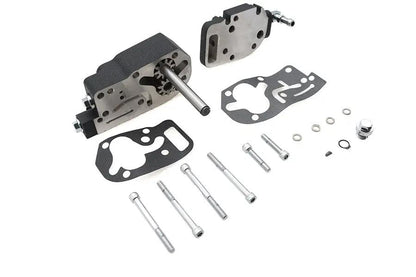 Ultima Oil Pump Assembly Wrinkle Black for Harley Davidson FXST, FLT, FLST, FXR 1984-1991 by Ultima