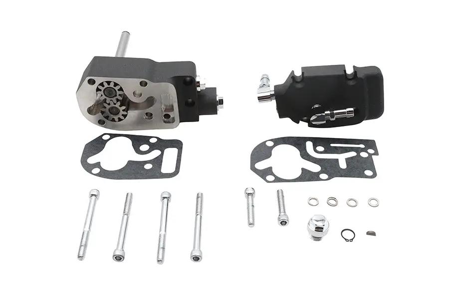 Ultima Oil Pump Assembly Wrinkle Black for Harley Davidson Motorcycles - Part 98-520 by Ultima