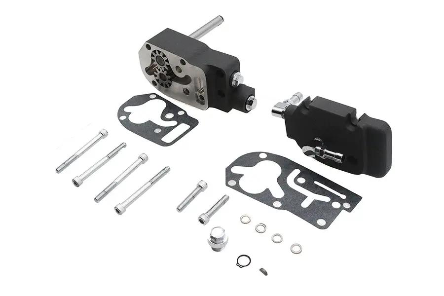 Ultima Oil Pump Assembly Wrinkle Black for Harley Davidson Motorcycles - Part 98-520 by Ultima