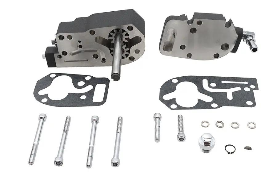 Ultima Oil Pump Assembly Wrinkle Black for Harley Davidson Motorcycles - Part 98-520 by Ultima
