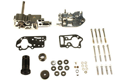 Sifton 12-9803 Chrome Oil Pump Assembly with Breather for Harley-Davidson Big Twin