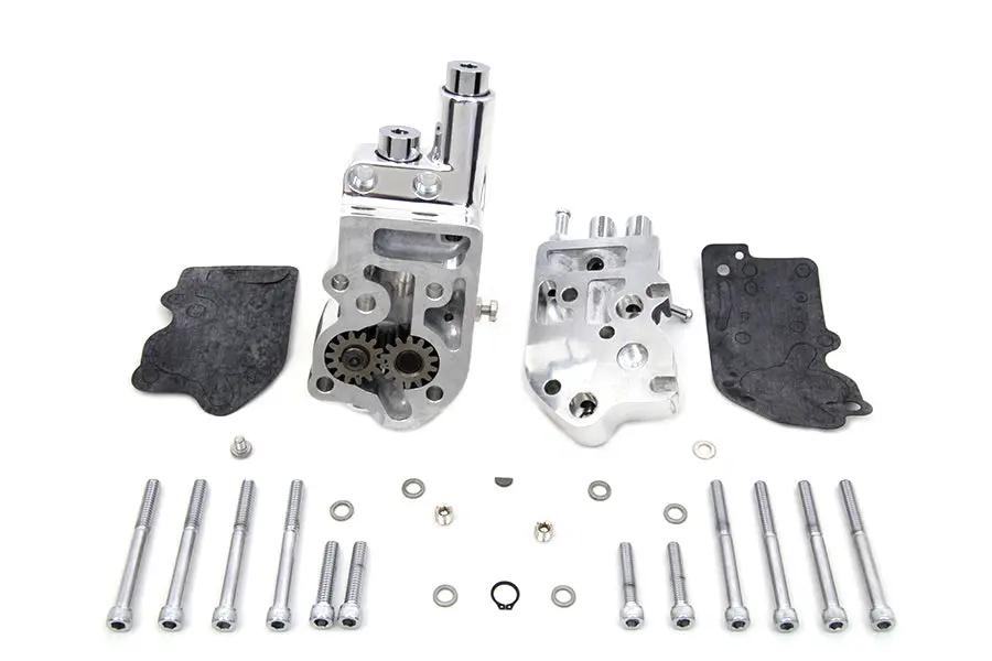 Sifton Polished Oil Pump Assembly for Harley Davidson Big Twin Engines - Part 20276 by Sifton