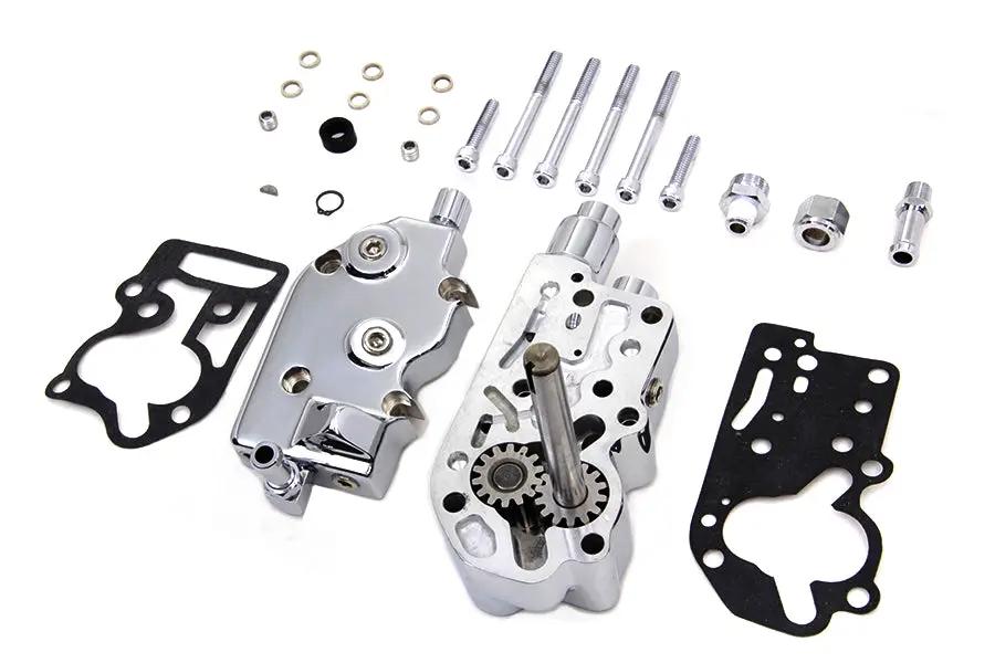 Sifton Chrome Oil Pump Assembly Part 1080 for Harley Davidson FXST and FLST (1992-1998) by Sifton