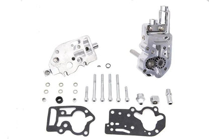 Sifton Chrome Oil Pump Assembly Part 1080 for Harley Davidson FXST and FLST (1992-1998) by Sifton