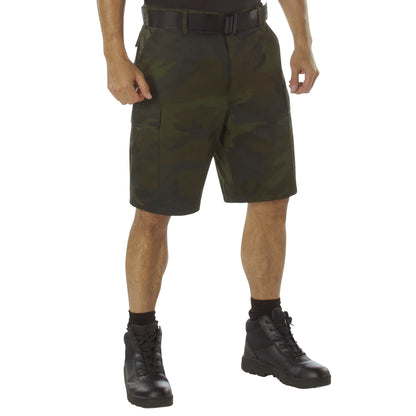 Rothco Camo BDU Shorts Size Small in Midnight Woodland Camo