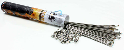 Psychic MX Spokes 21-inch Set - Durable Bicycle Wheel Components