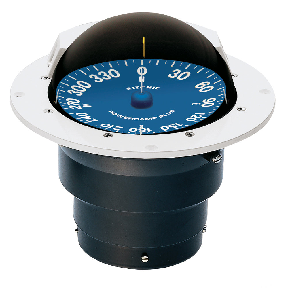 Ritchie SS-5000W SuperSport Compass - Flush Mount with PowerDamp Plus Dial and 12V LED Lighting
