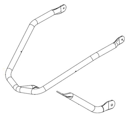 SPI Front Bumper - Upper & Lower for Improved Vehicle Protection (Part #SM-12494)