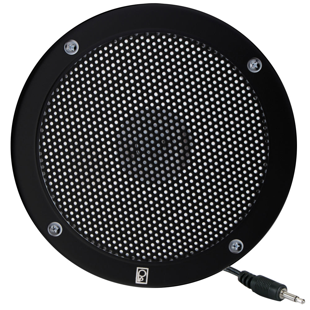 Poly-Planar MA-1000 5-Inch Waterproof VHF Extension Speaker - Black