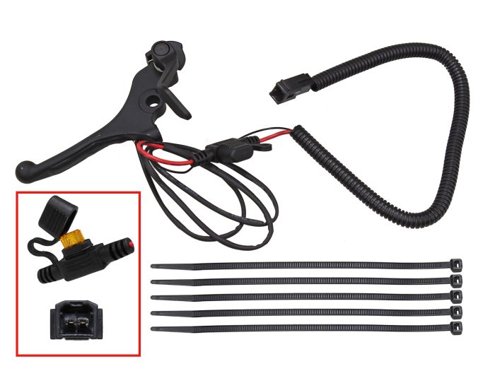 SPI Heated Brake Lever (Part No. SM-08582) for Enhanced Motorcycle Control