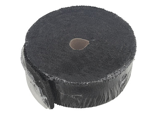 SPI Fiberglass Exhaust Protection Tape Black 2" x 49' – High-Temperature Resistance and Durable Insulation