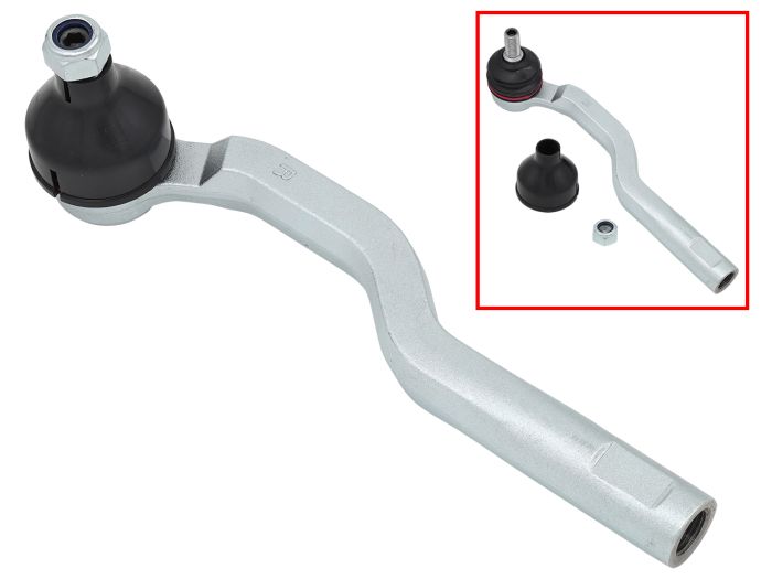 Bronco AT-08742R Right Side Tie Rod End for Enhanced Steering Performance