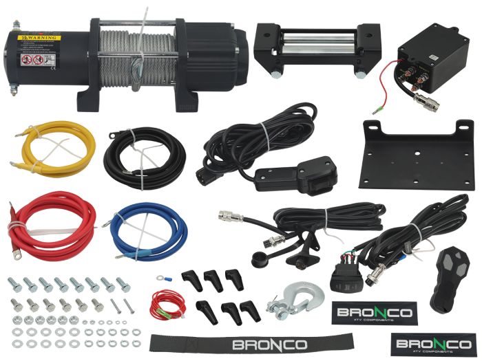 Bronco AC-12137-1 5,000 lbs Wireless Steel Wire Winch