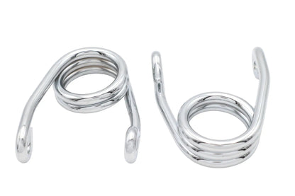 V-Twin Chrome 2 Inch Torsion Seat Spring Set - Pair for Motorcycles by V-Twin