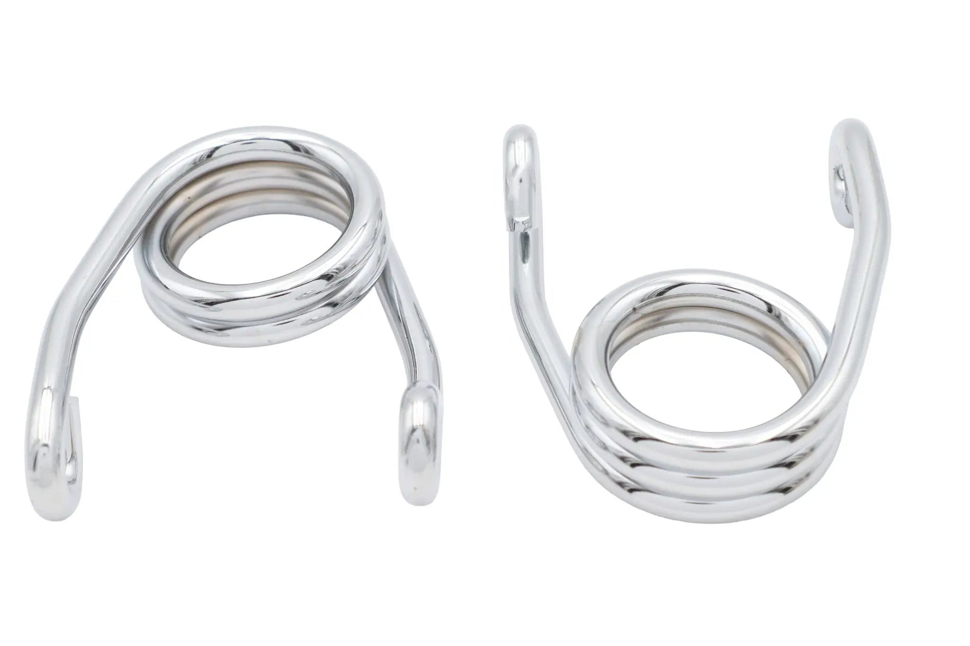 V-Twin Chrome 2 Inch Seat Spring Set - Durable Rear Suspension Components for Motorcycle Seats by V-Twin
