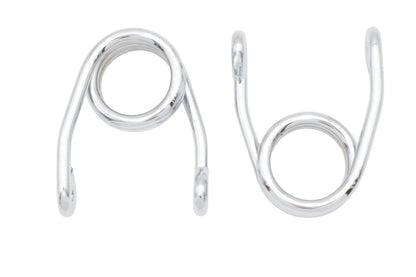 V-Twin Chrome 2 Inch Seat Spring Set - Durable Rear Suspension Components for Motorcycle Seats by V-Twin