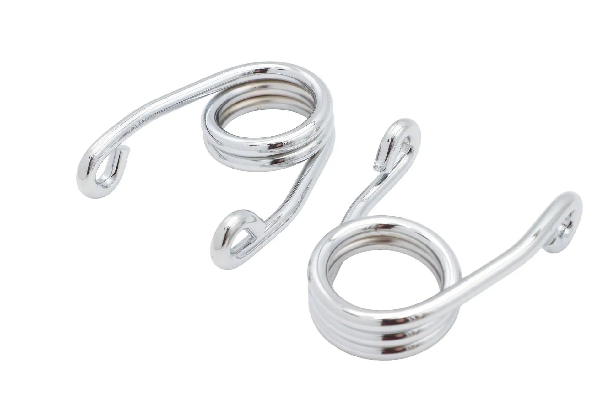 V-Twin Chrome 2 Inch Seat Spring Set - Durable Rear Suspension Components for Motorcycle Seats by V-Twin