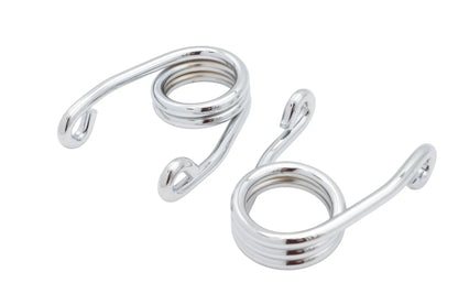 V-Twin Chrome 2 Inch Seat Spring Set - Durable Rear Suspension Components for Motorcycle Seats by V-Twin