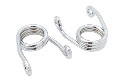 V-Twin Chrome 2 Inch Seat Spring Set - Durable Rear Suspension Components for Motorcycle Seats by V-Twin
