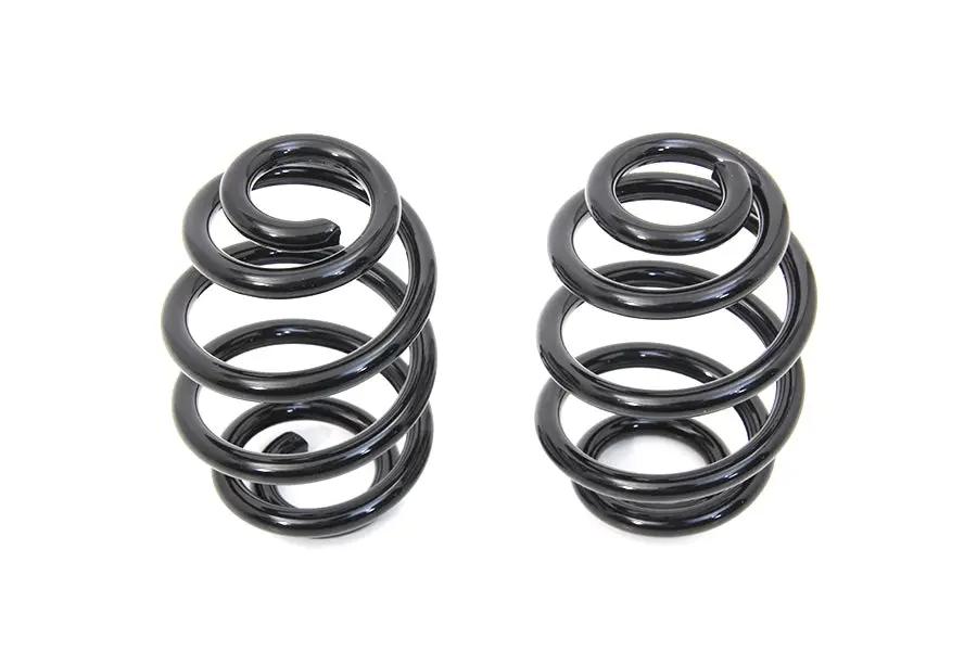 V-Twin Black 3 Inch Seat Spring Set for Motorcycle Suspension by V-Twin