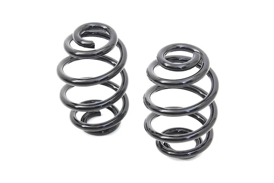 V-Twin Black 3 Inch Seat Spring Set for Motorcycle Suspension by V-Twin