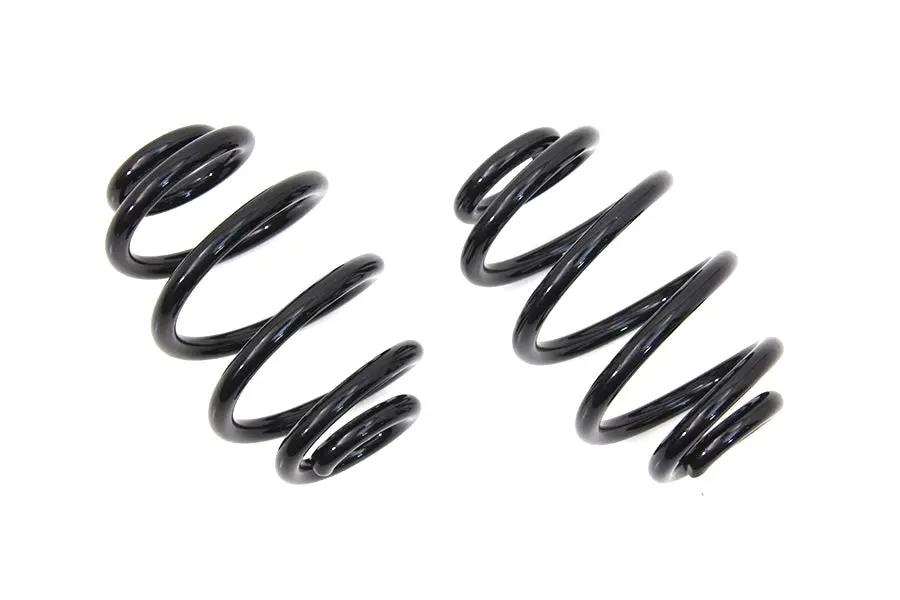 V-Twin Black 3 Inch Seat Spring Set for Motorcycle Suspension by V-Twin