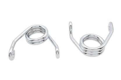 V-Twin Chrome 3-1/2 Inch Hair Pin Spring Set - Part Number 28-0007 by V-Twin