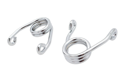V-Twin Chrome 3-1/2 Inch Hair Pin Spring Set - Part Number 28-0007 by V-Twin