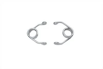 V-Twin Chrome 4 inch Hair Pin Seat Spring Set for Solo Motorcycle Seats by V-Twin