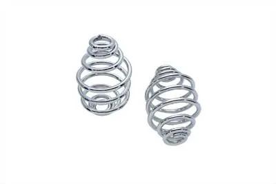 V-Twin Chrome 5 Inch Seat Spring Set - Durable Motorcycle Suspension Components by V-Twin