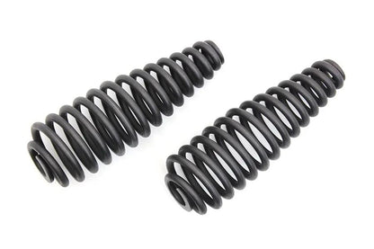V-Twin Black 6 Inch Seat Spring Set with Mounting Hardware - Durable Motorcycle Suspension Components by V-Twin