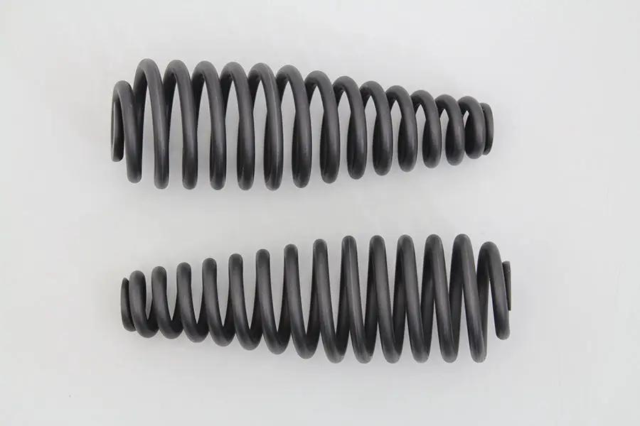 V-Twin Black 6 Inch Seat Spring Set with Mounting Hardware - Durable Motorcycle Suspension Components by V-Twin