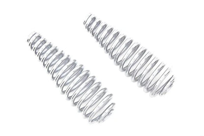 V-Twin Chrome 6 Inch Seat Spring Set for Motorcycle Suspension and Comfort by V-Twin