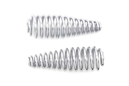 V-Twin Chrome 6 Inch Seat Spring Set for Motorcycle Suspension and Comfort by V-Twin
