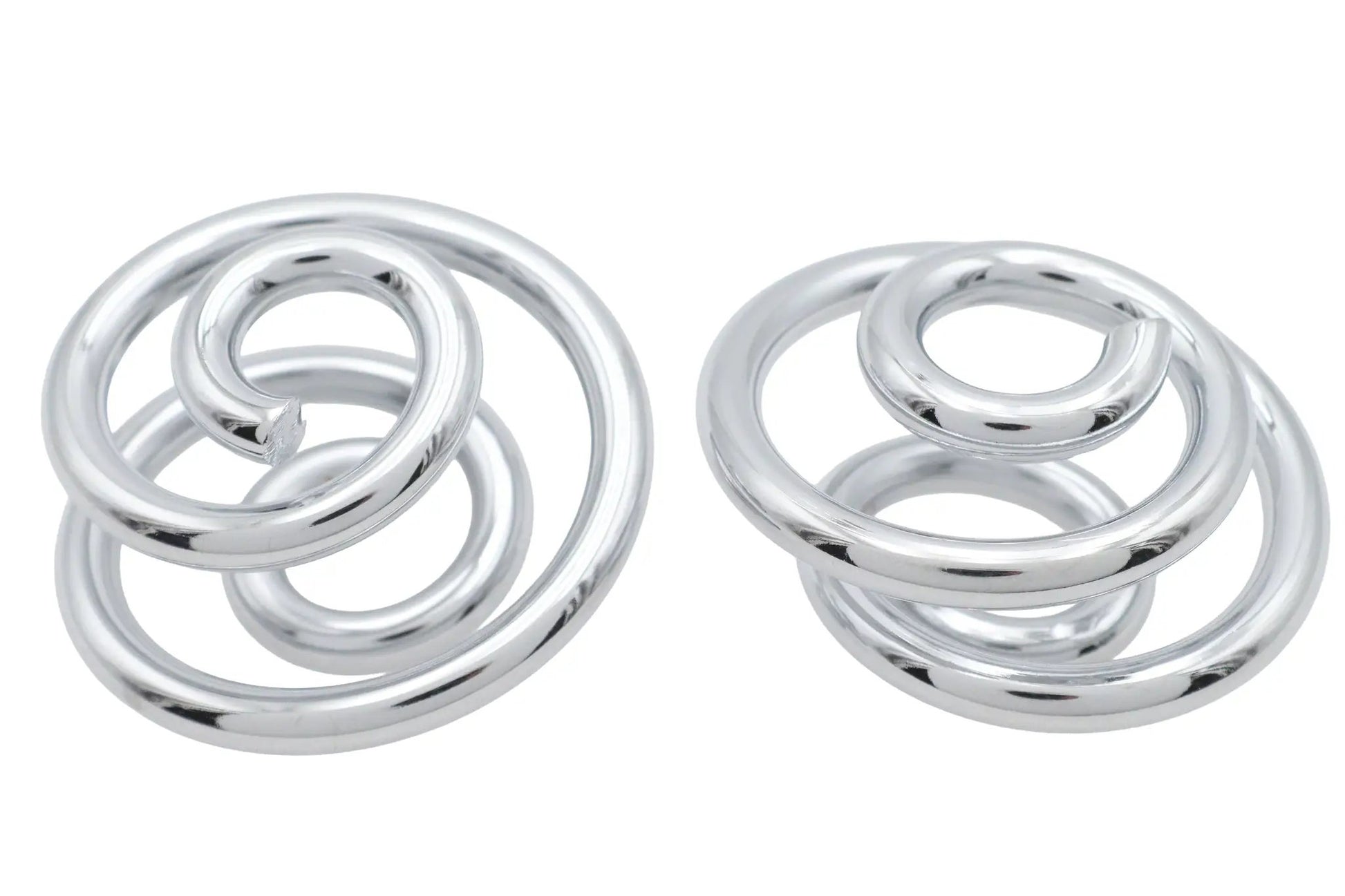 V-Twin Chrome 1 Inch Seat Spring Set (Part Number 28-6114) by V-Twin