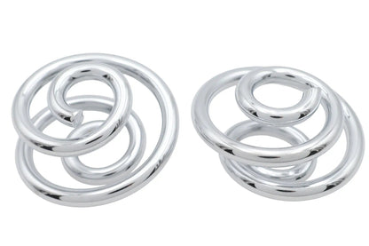 V-Twin Chrome 1 Inch Seat Spring Set (Part Number 28-6114) by V-Twin