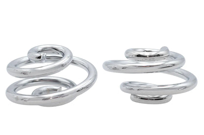 V-Twin Chrome 1 Inch Seat Spring Set (Part Number 28-6114) by V-Twin