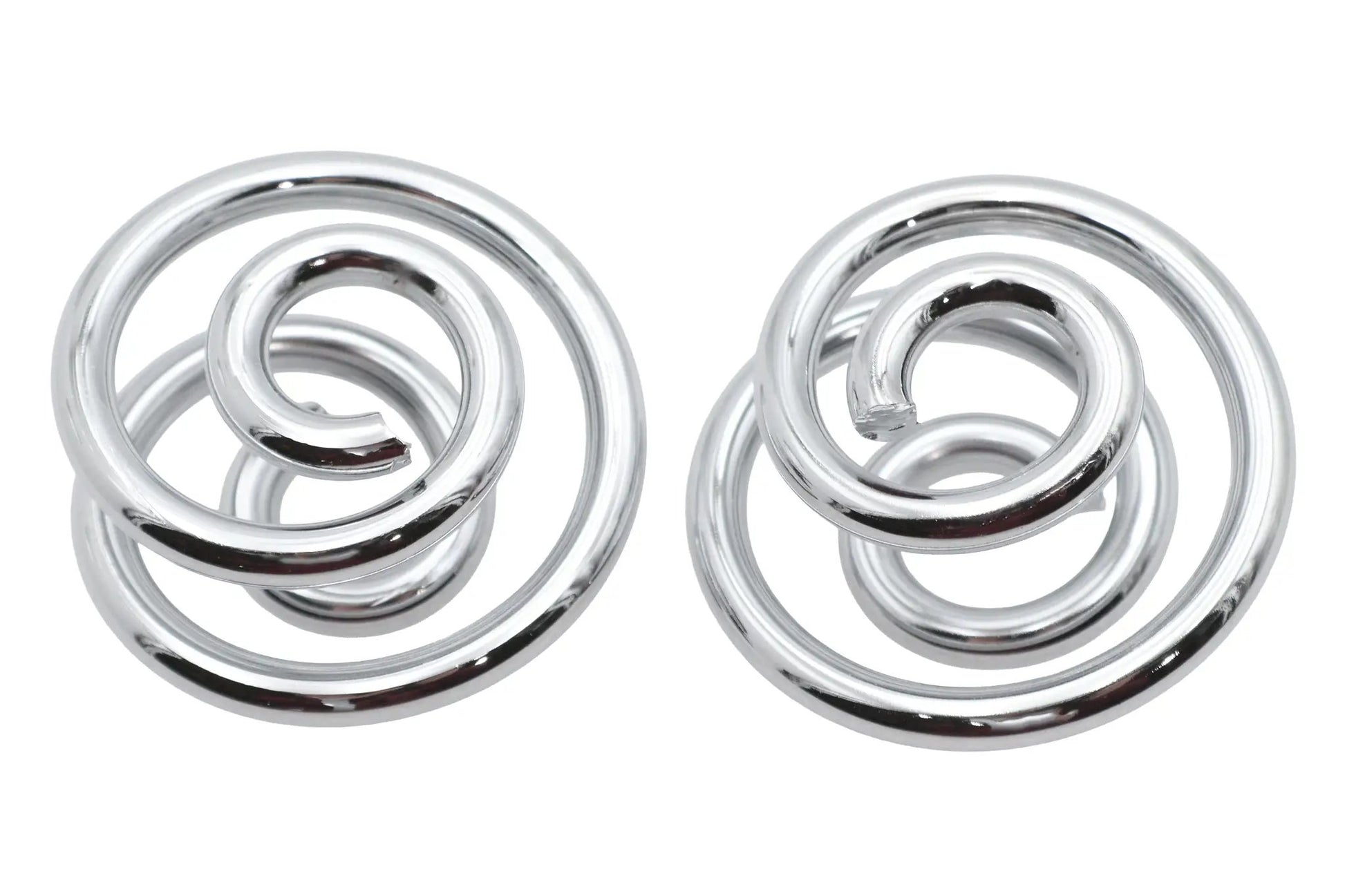 V-Twin Chrome 1 Inch Seat Spring Set (Part Number 28-6114) by V-Twin