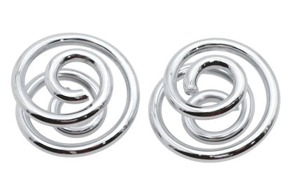 V-Twin Chrome 1 Inch Seat Spring Set (Part Number 28-6114) by V-Twin