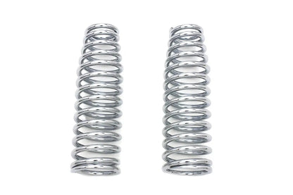 V-Twin Chrome Upper Spring Fork Springs for Harley Davidson FXSTS (1988-1997) by V-Twin