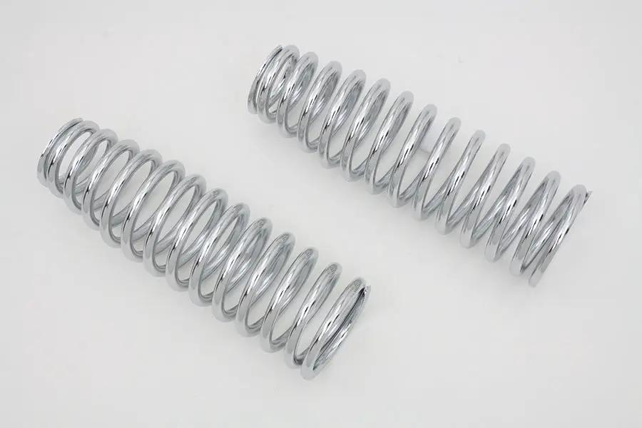 V-Twin Chrome Upper Spring Fork Springs for Harley Davidson FXSTS (1988-1997) by V-Twin