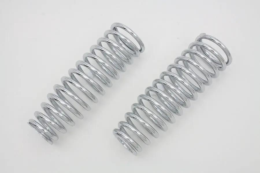 V-Twin Chrome Upper Spring Fork Springs for Harley Davidson FXSTS (1988-1997) by V-Twin