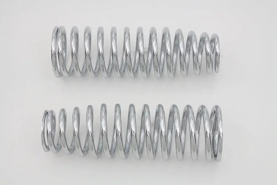 V-Twin Chrome Upper Spring Fork Springs for Harley Davidson FXSTS (1988-1997) by V-Twin