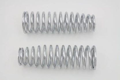 V-Twin Chrome Upper Spring Fork Springs for Harley Davidson FXSTS (1988-1997) by V-Twin