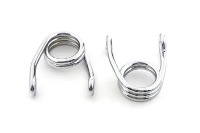 V-Twin Chrome 2 Inch Hair Seat Spring Set with Mounting Hardware by V-Twin