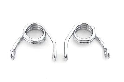 V-Twin Chrome 3-1/2 Inch Hair Seat Spring Set with Mounting Hardware by V-Twin
